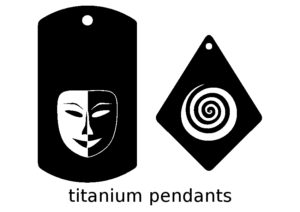 Titanium pendants